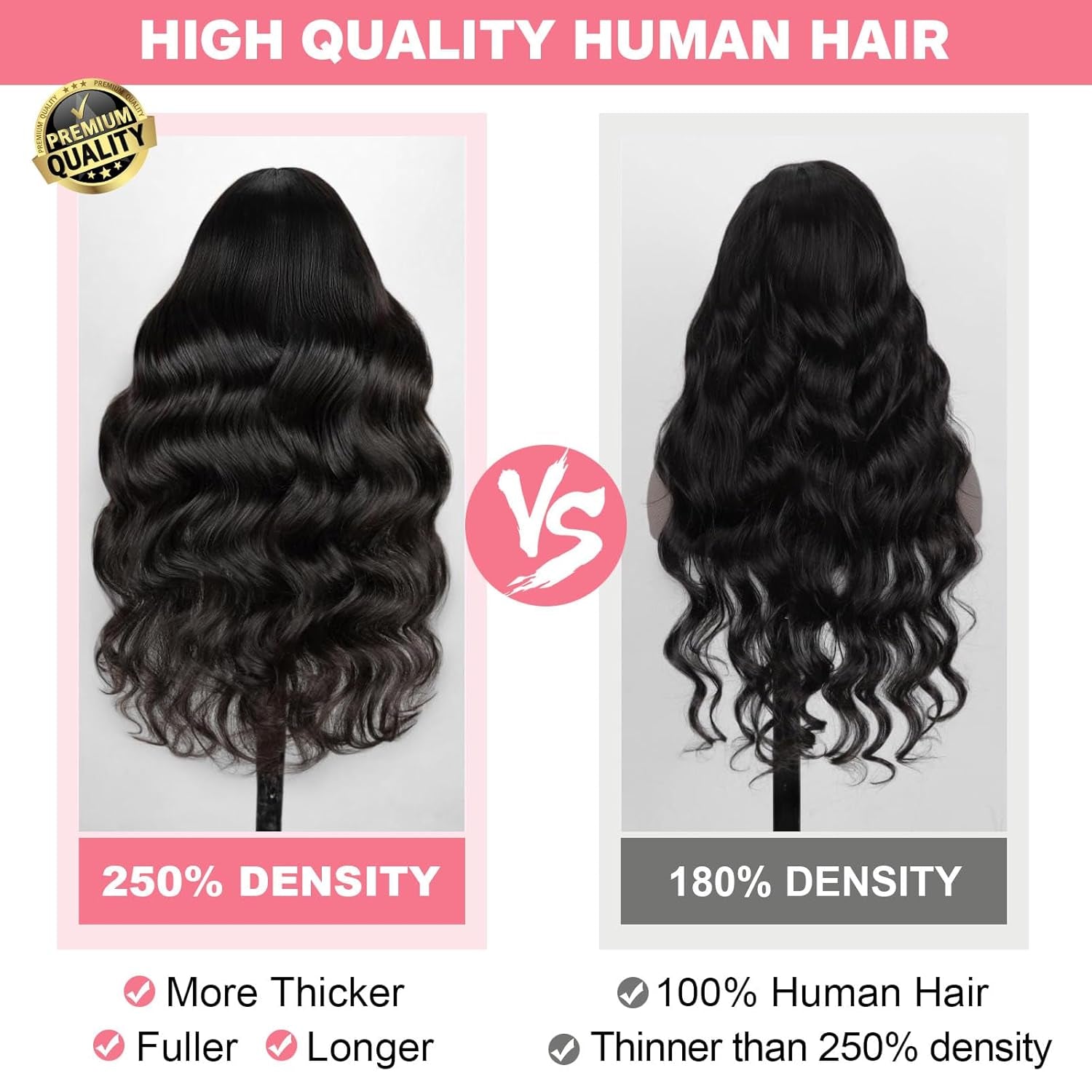 13X6 Body Wave Lace Front Wigs Human Hair 12A 250% Density 30 Inch Lace Frontal Wigs Human Hair Glueless HD Lace Front Wigs Human Hair Natural Color