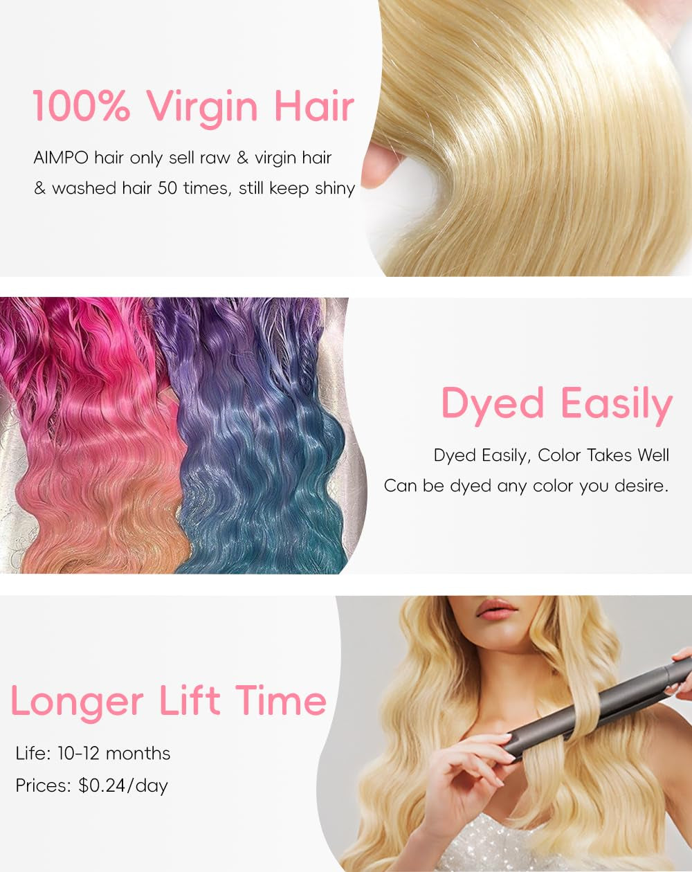 Blonde Wig Human Hair Guaranteed 100% Virgin Human Hair 200 Density 613 13X6 Lace Front Wig Human Hair Body Wave Lace Front Wigs Skinlike 613 HD Lace Frontal Wigs 34 Inch Triple Lifespan 3X