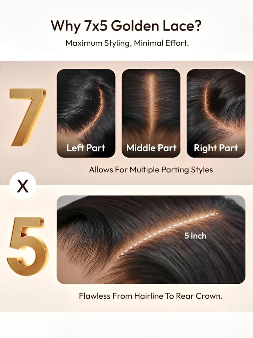 Honey Blonde Highlight Body Wave 7X5 Lace Front Wigs Human Hair Bye Bye Knots Glueless Drawstring Wig Human Hair Pre Plucked Pre Cut Natural Hairline Put on and Go 20 Inch